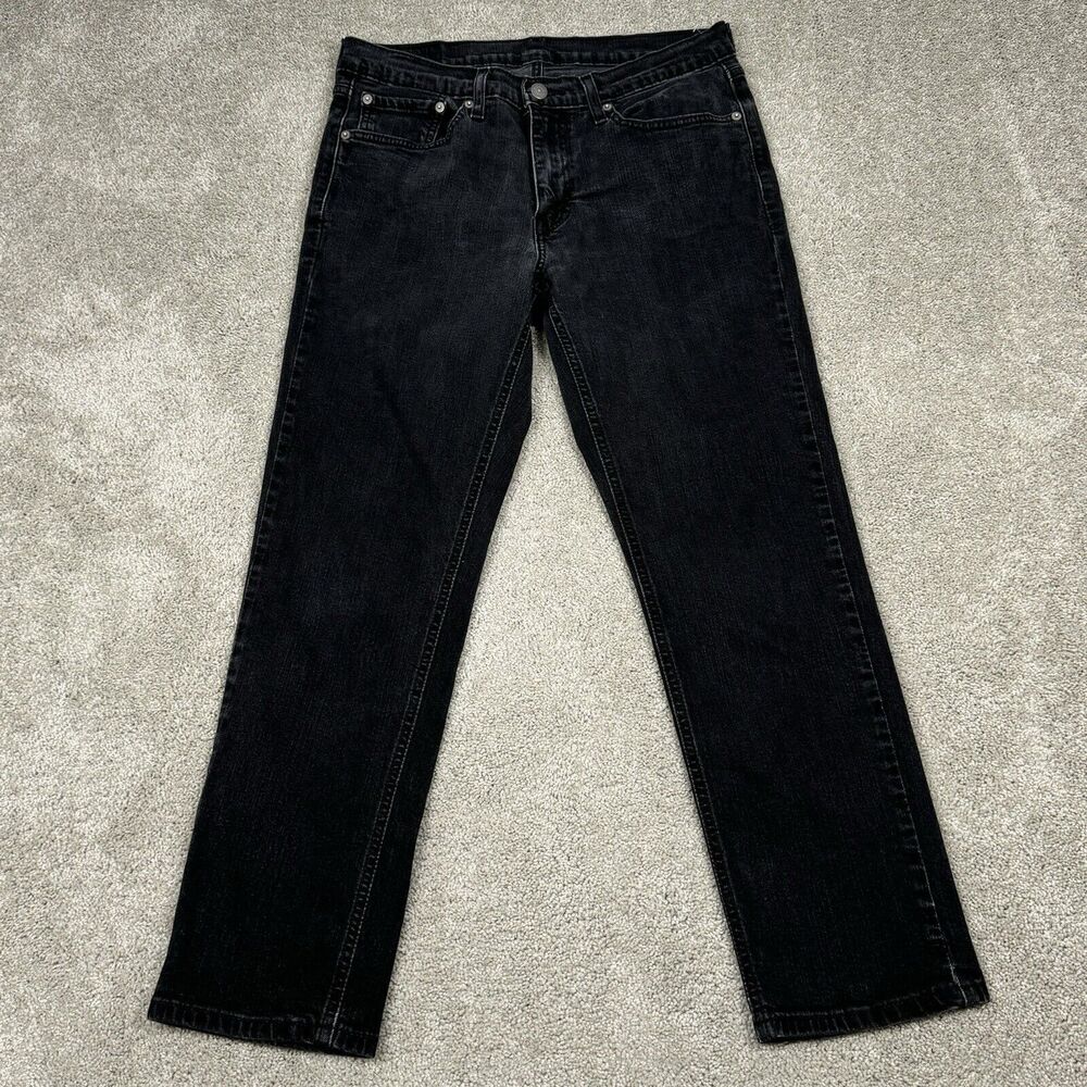 Levi's 541 Jeans Athletic Taper Fit Men's Size 32x30 Relaxed Black Denim